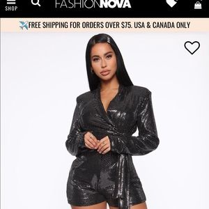Fashion Nova Romper